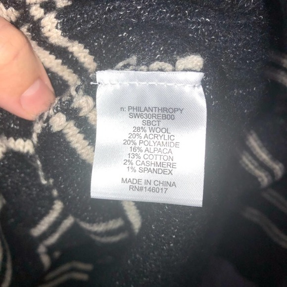 N:PHILANTHROPY Dune Sweater In Black Cat S NWT - Picture 10 of 10